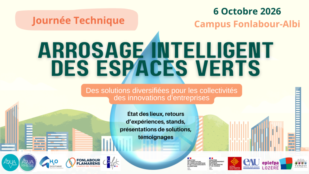 Visuel de Journée technique Arrosage intelligent des espaces verts du 6 octobre 2026