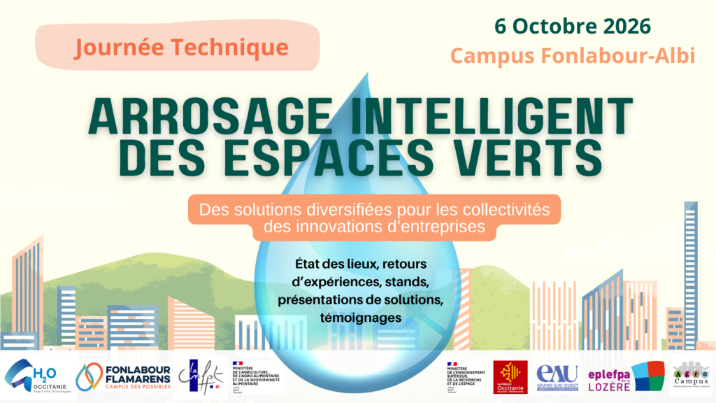 Visuel de Journée technique Arrosage intelligent des espaces verts du 6 octobre 2026
